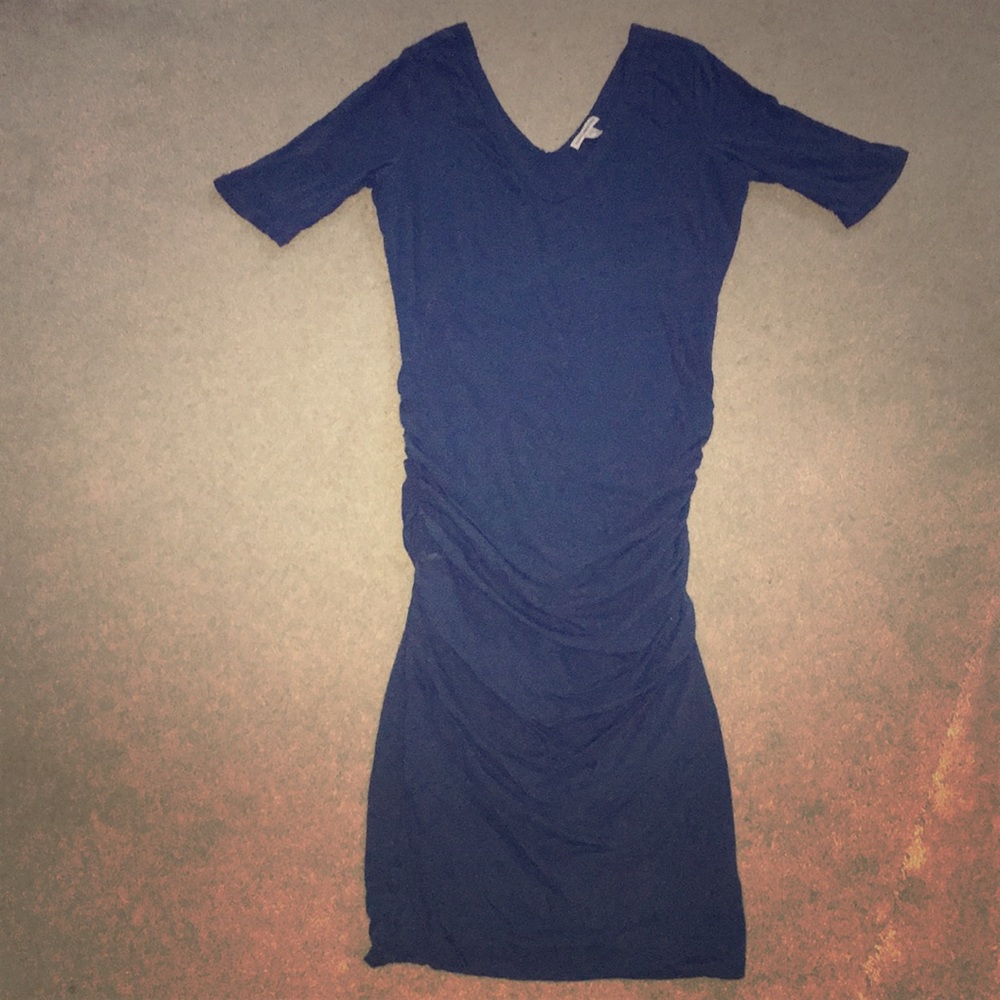 Navy blue quarter sleeve dress size 3